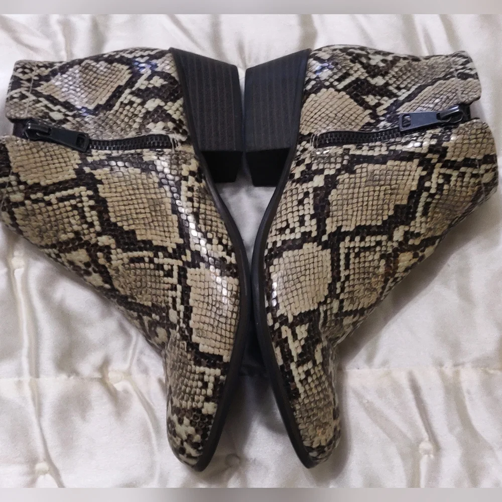Union Bay Reptile Print Booties.
